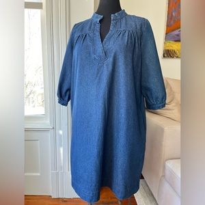 SUGAR CANDY MOUNTAIN, ‘Sabine’ Denim dress, 100% organic cotton, Size Medium